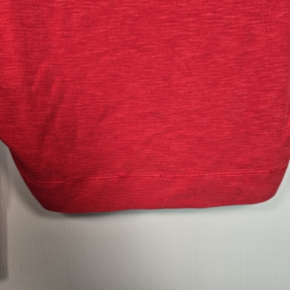 Free People We The Free Womens Nikaka Thermal Knit Top Zip Shoulder Size XS Red - Picture 8 of 15